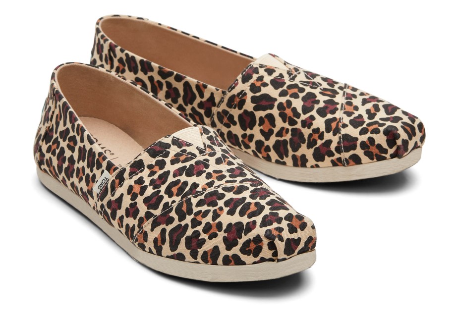 Toms Alpargata De Leopardo Leopardo Beige