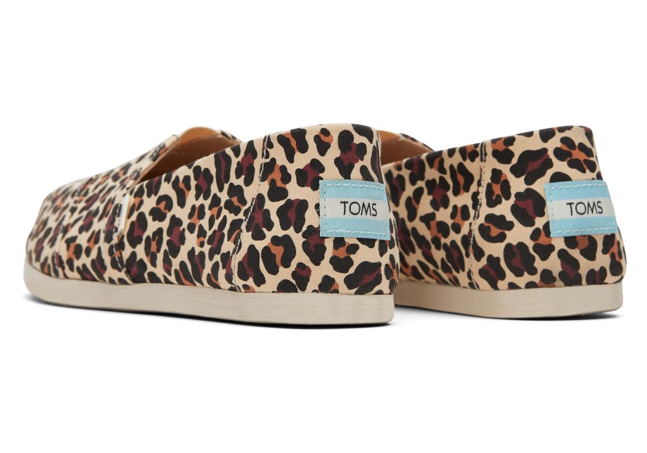 Toms Alpargata De Leopardo Leopardo Beige
