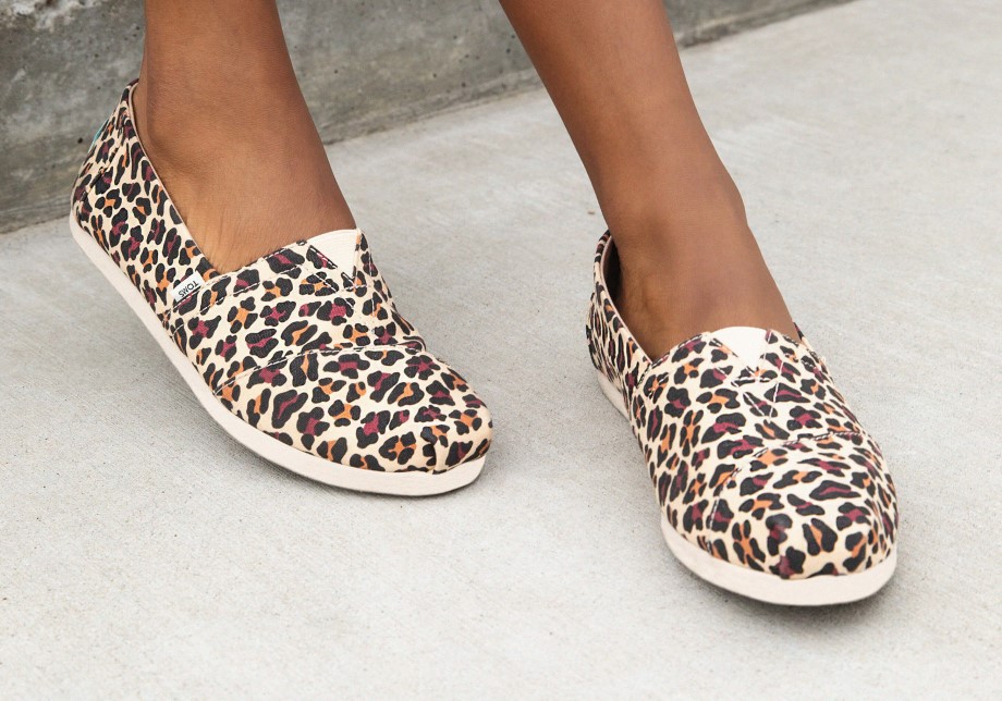 Toms Alpargata De Leopardo Leopardo Beige