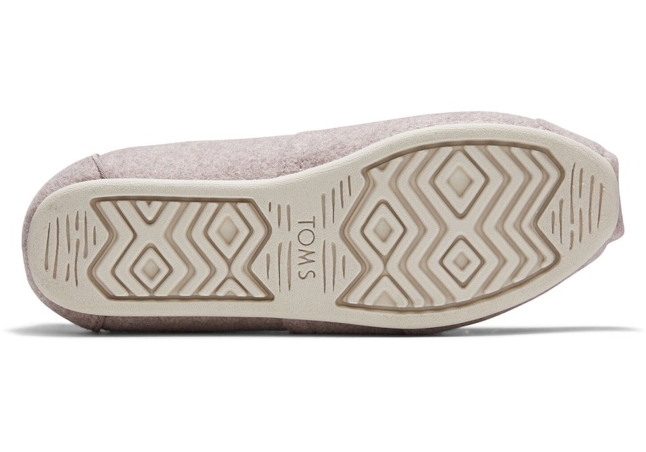 Toms Alpargata Fieltro Malva Pálido
