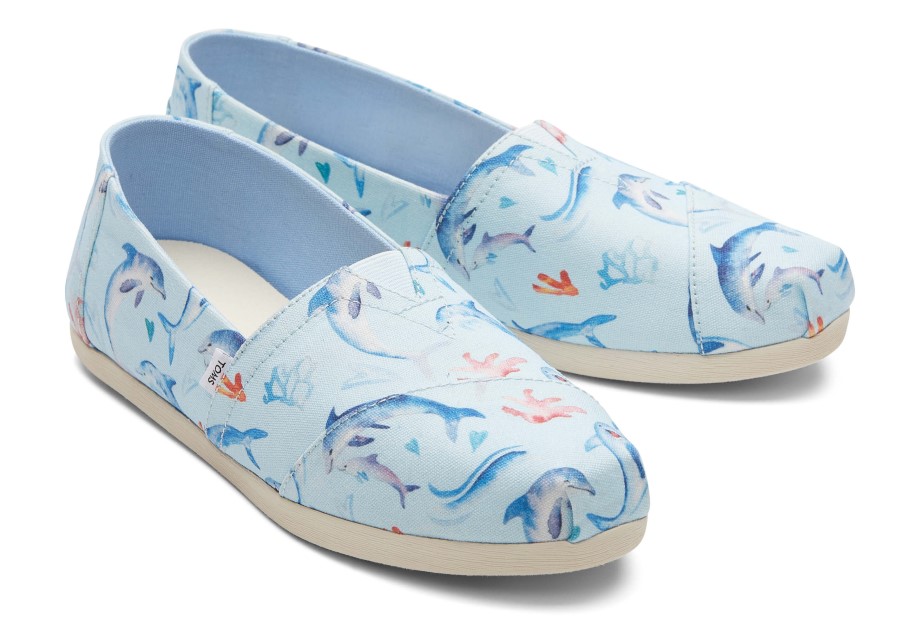 Toms Delfines Alpargata Azul