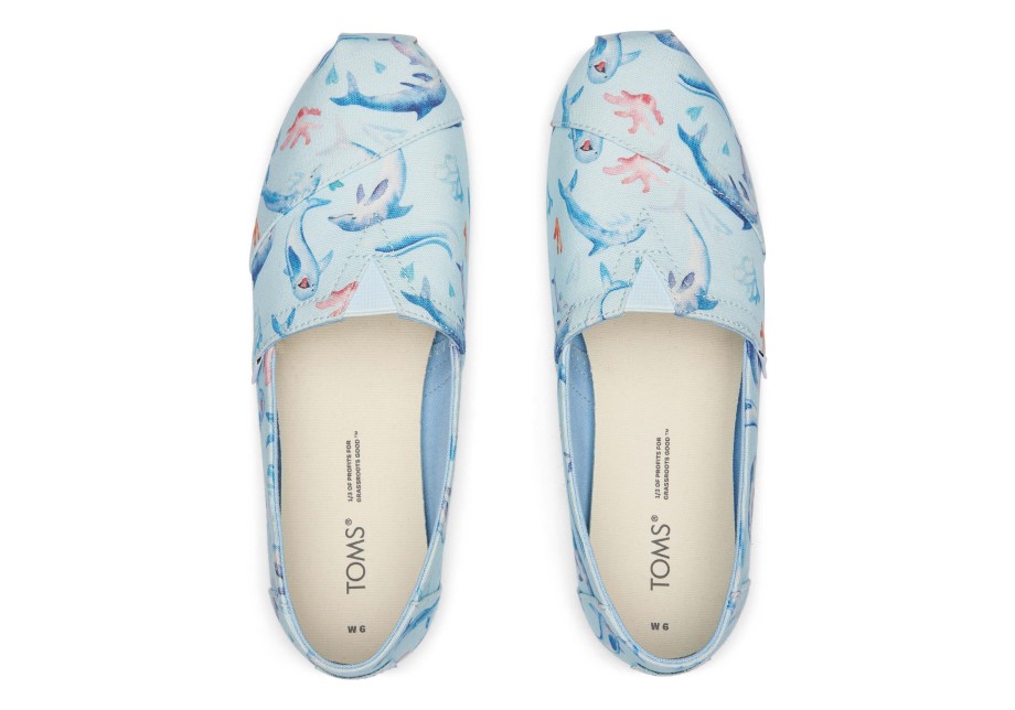Toms Delfines Alpargata Azul
