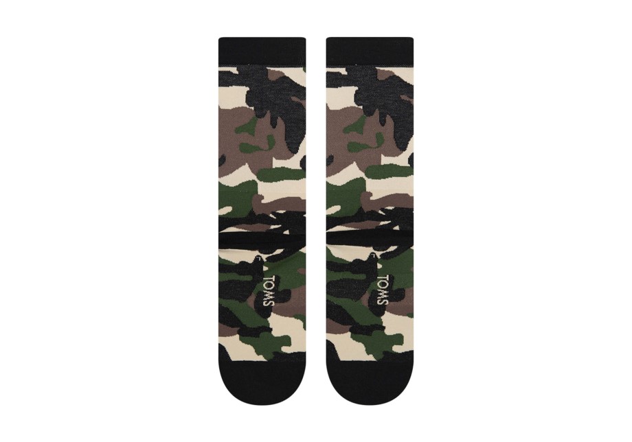 Calcetines Toms Light Acolchados Camuflaje Negro Camuflaje