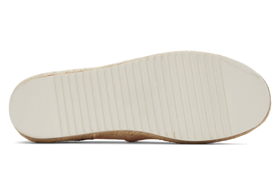 Toms Alpargata Cuerda Plataforma Lona Desteñida