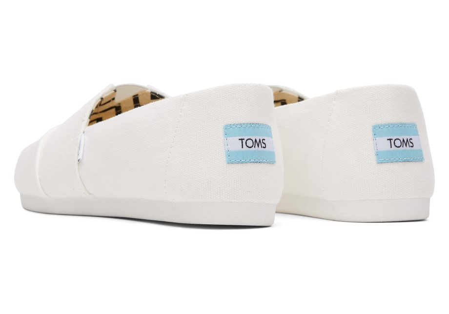 Toms Alpargata Lienzo De Algodón Reciclado Blanco