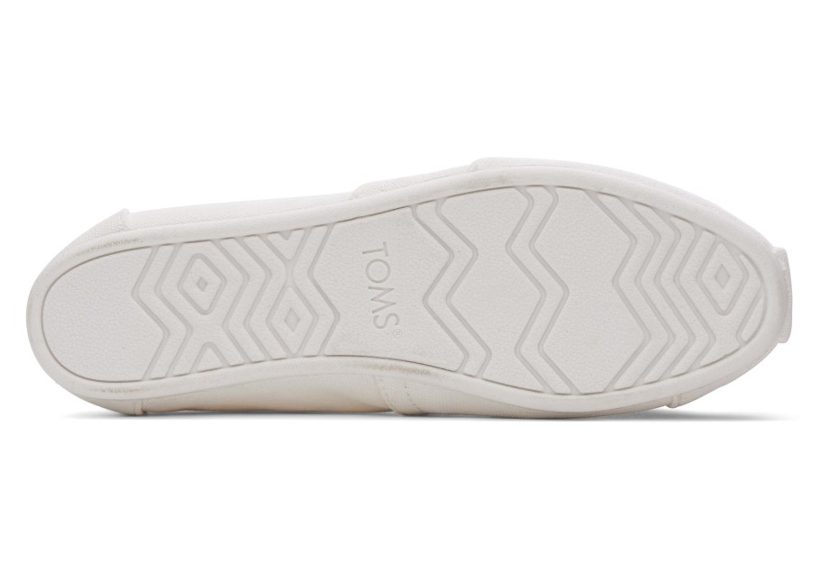Toms Alpargata Lienzo De Algodón Reciclado Blanco