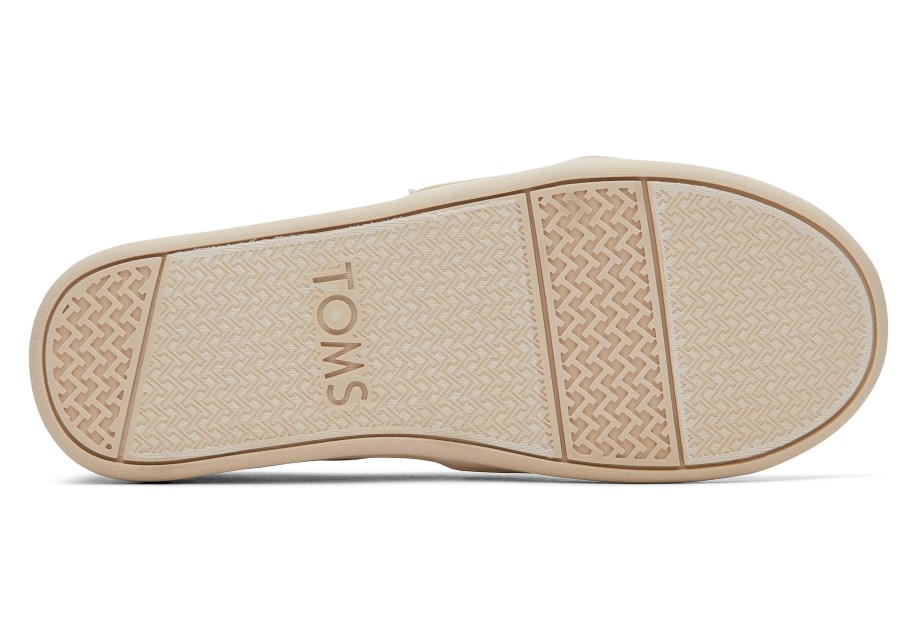 Toms Alpargata Juvenil Brillo Oro Rosa