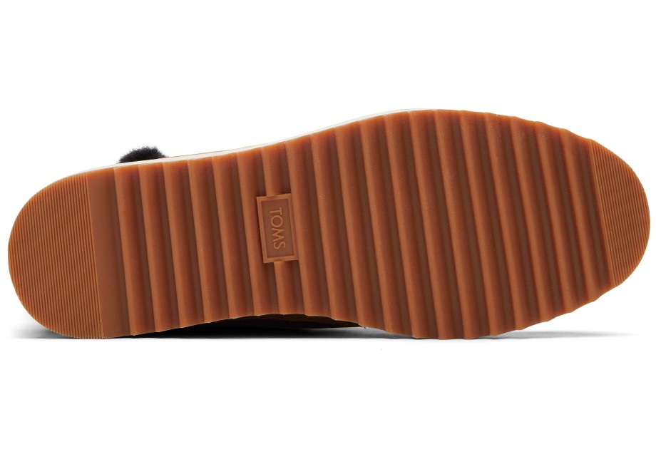 Bota Toms Makenna Cuero Negro