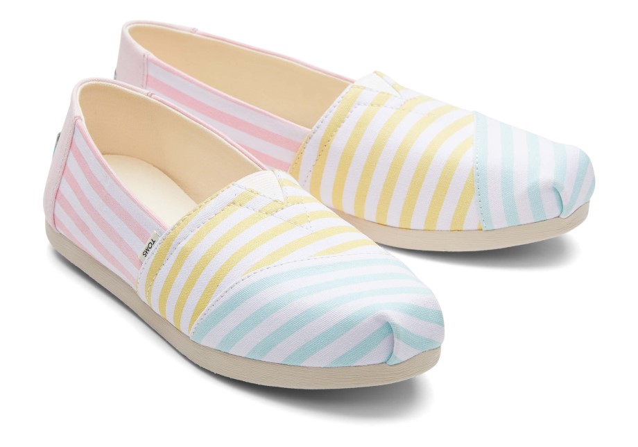 Toms Alpargata Rayas Pastel