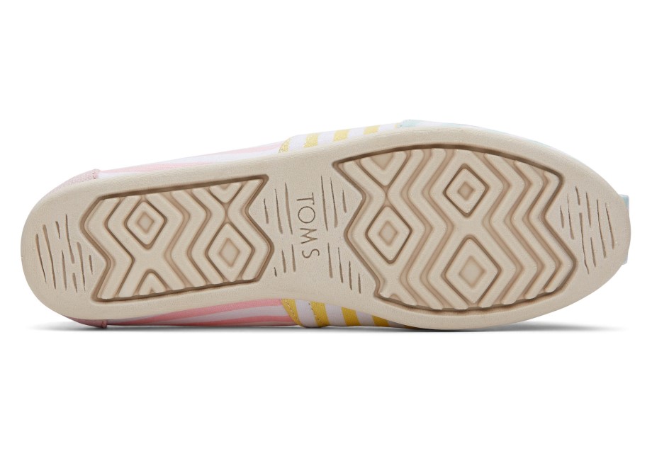 Toms Alpargata Rayas Pastel