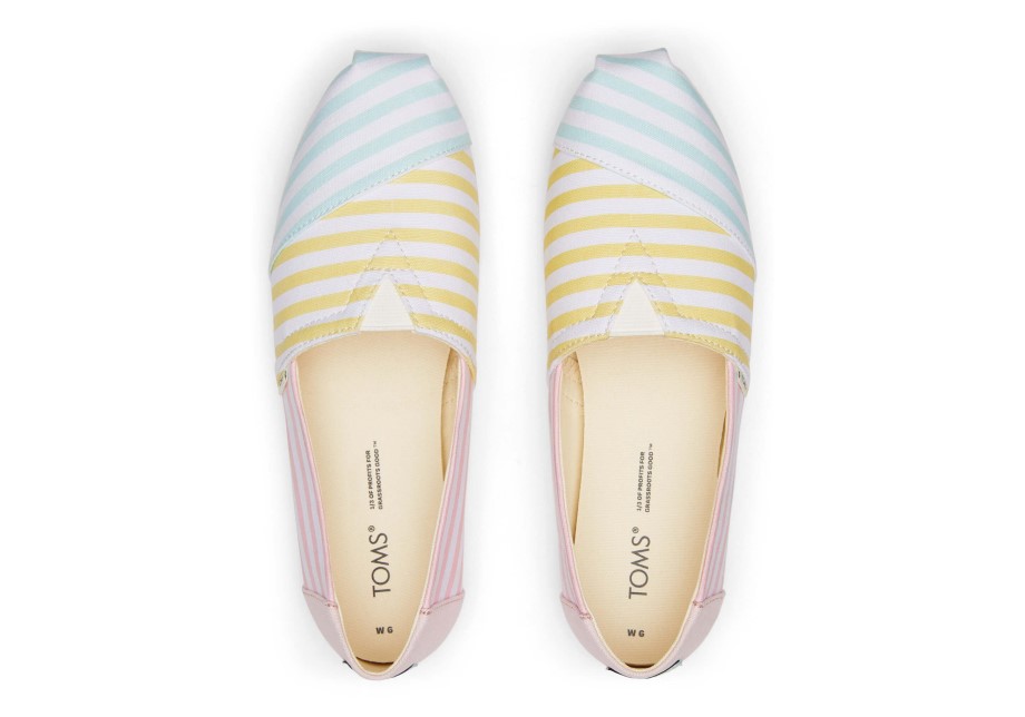 Toms Alpargata Rayas Pastel