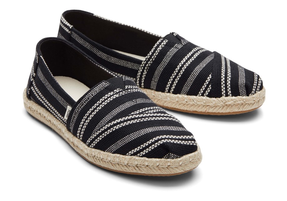 Espadrille Alpargata Black Toms