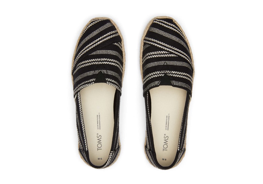 Espadrille Alpargata Black Toms