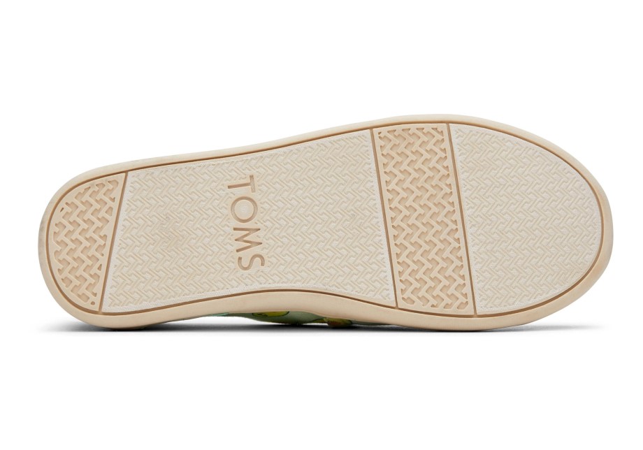 Toms Juvenil Alpargata Fuente De Papel Luz Aqua