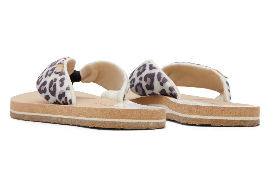 Toms Piper Flip Flop Repreve Leopardo De Las Nieves