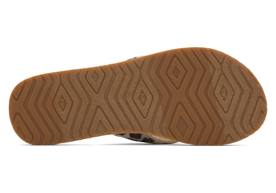 Toms Piper Flip Flop Repreve Leopardo De Las Nieves