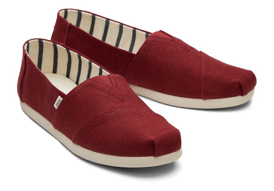 Toms Cherry Alpargata Rojo Cereza