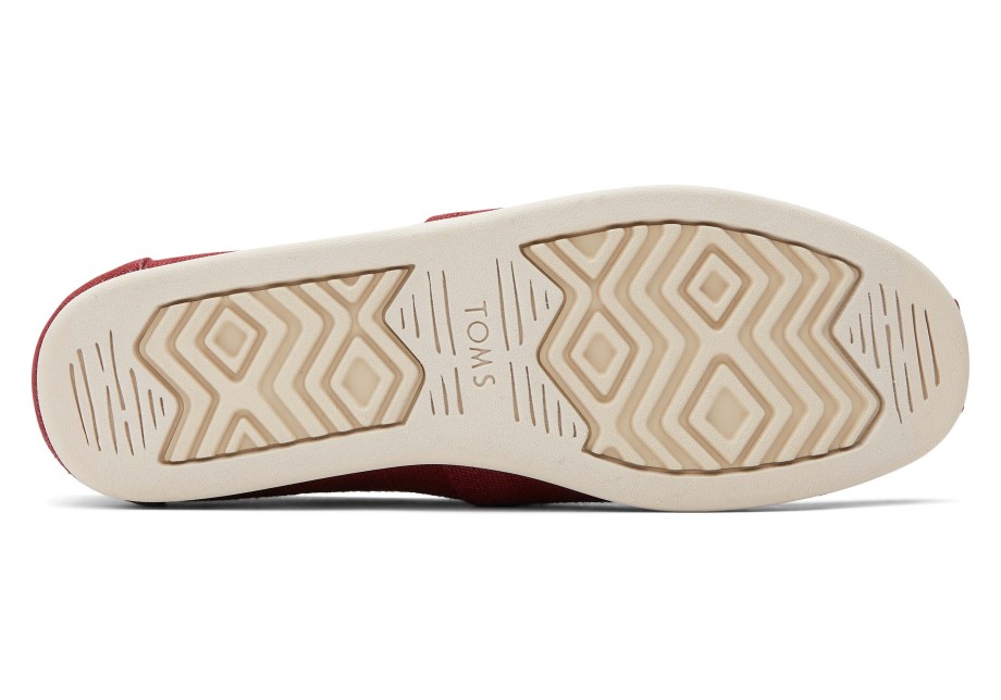 Toms Cherry Alpargata Rojo Cereza