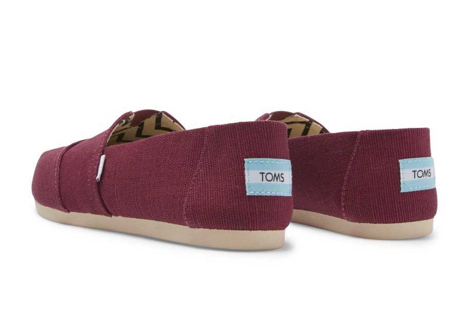 Alpargatas Toms Heritage Ciruela Oscuro