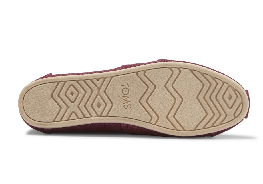 Alpargatas Toms Heritage Ciruela Oscuro