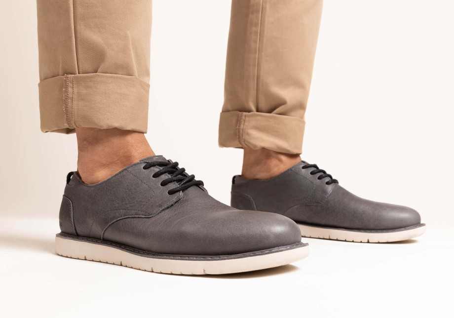 Zapato De Vestir Toms Navi Gris Humo