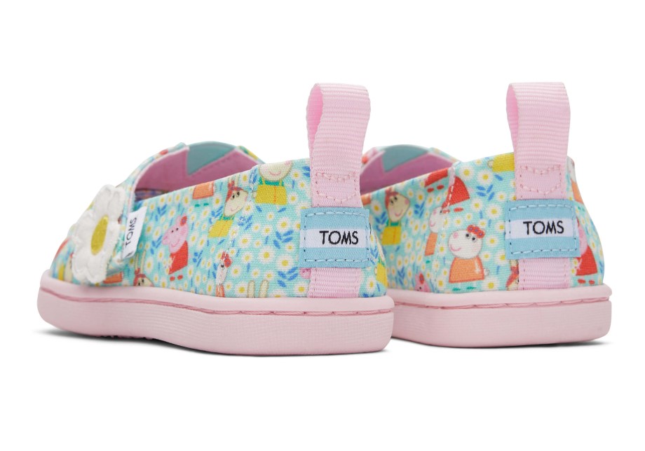 Toms Toms X Peppa Pig Tiny Alpargata Jade Claro