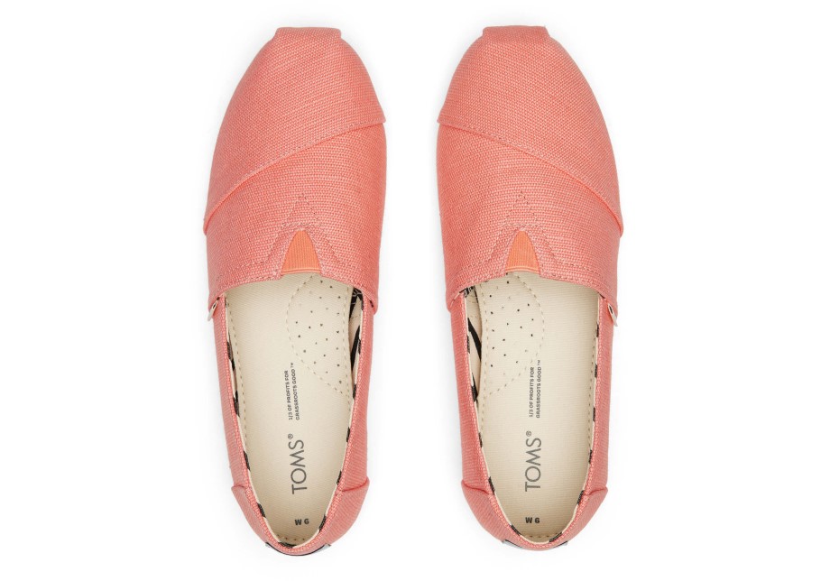 Toms Heritage Alpargata Rosa Melocotón