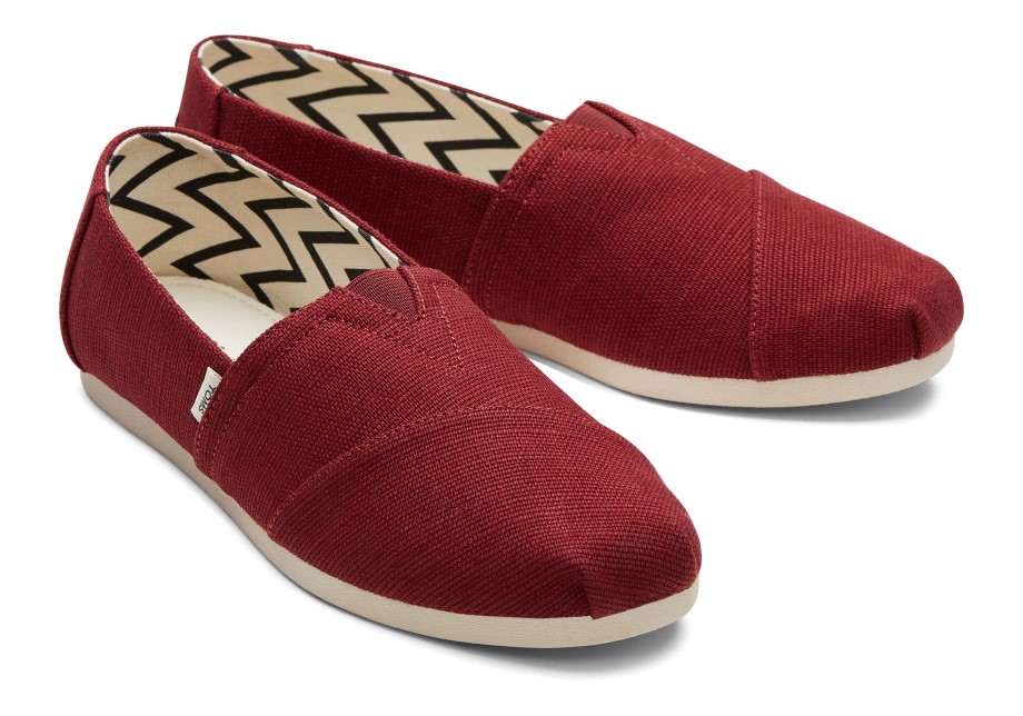 Toms Alpargata Heritage Lona Cereza Negra