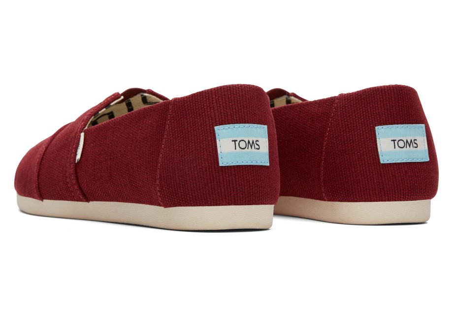 Toms Alpargata Heritage Lona Cereza Negra