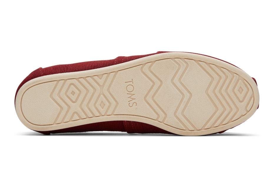 Toms Alpargata Heritage Lona Cereza Negra