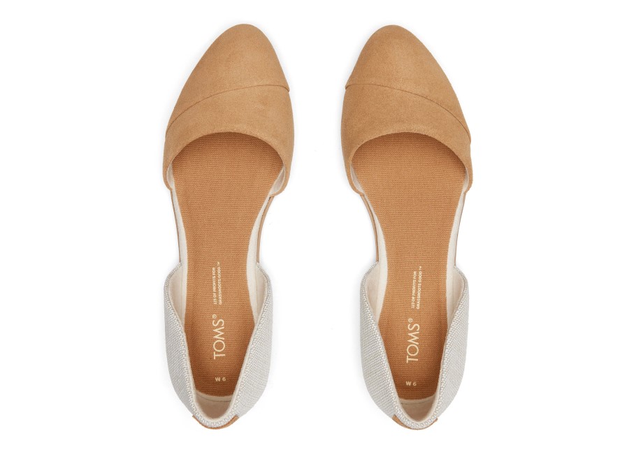 Toms Jutti D'orsay Plano Natural Marrón