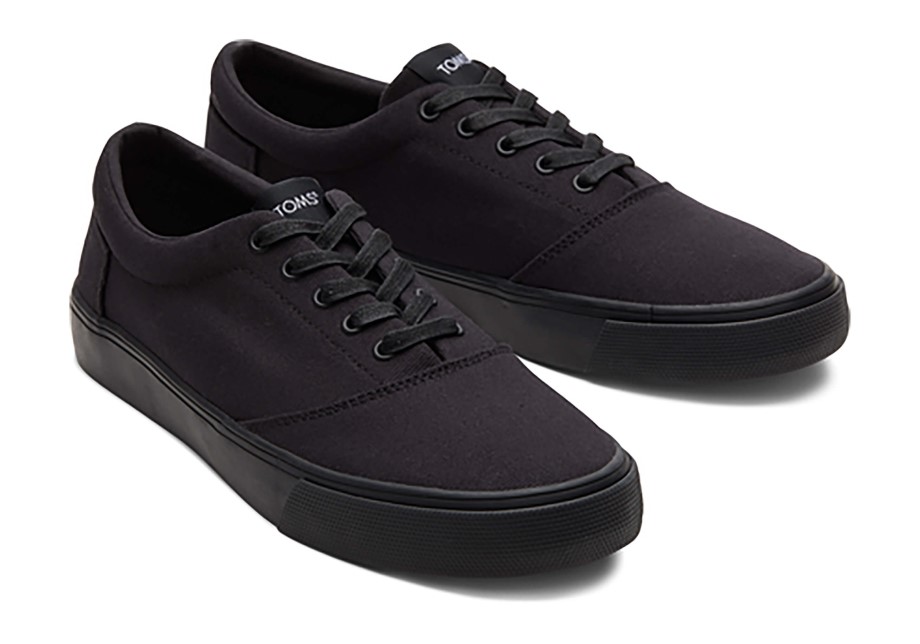 Toms Fenix Negro-negro Con Cordones