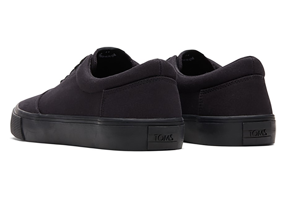 Toms Fenix Negro-negro Con Cordones