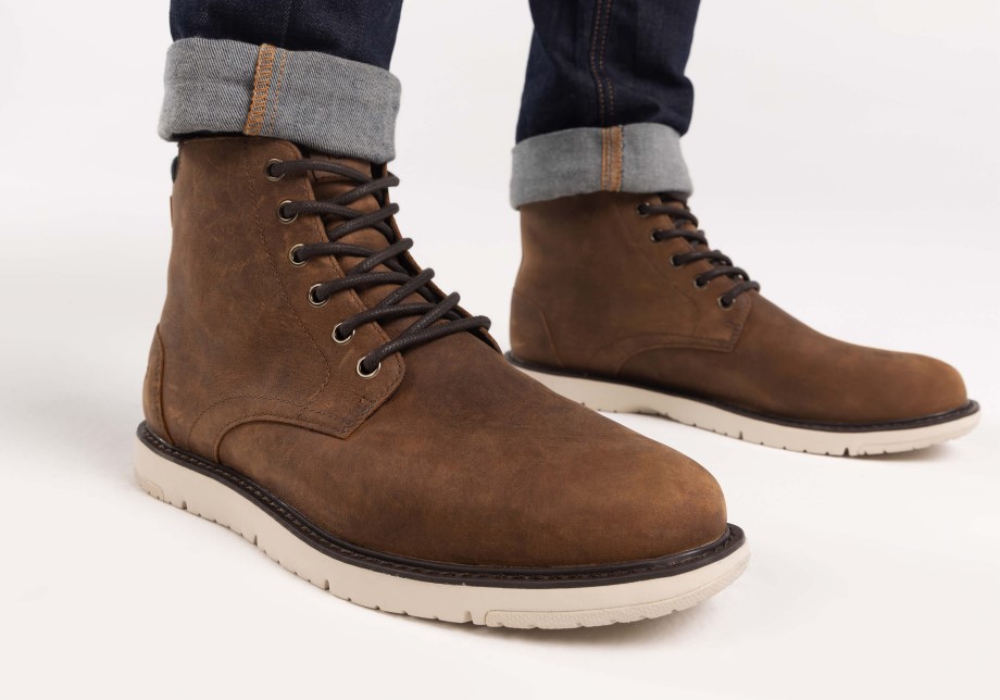 Bota Toms Hillside Resistente Al Agua Marrón Topacio