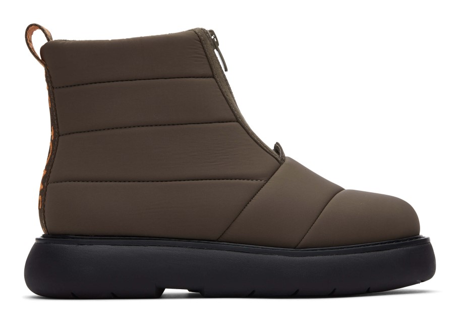 Toms Repreve Malva Puffer Puffer Oliva