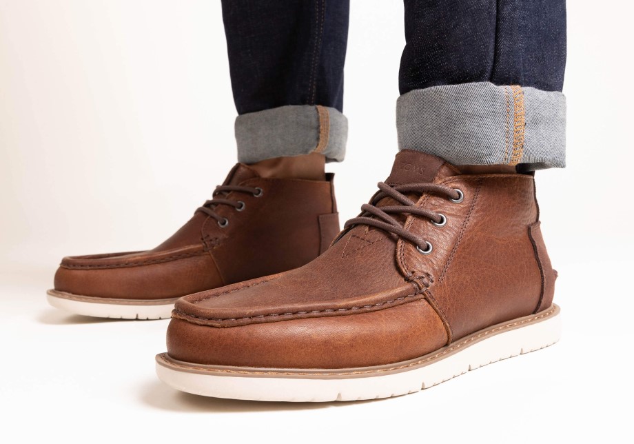 Bota Toms Chukka Resistente Al Agua Achicoria Marrón