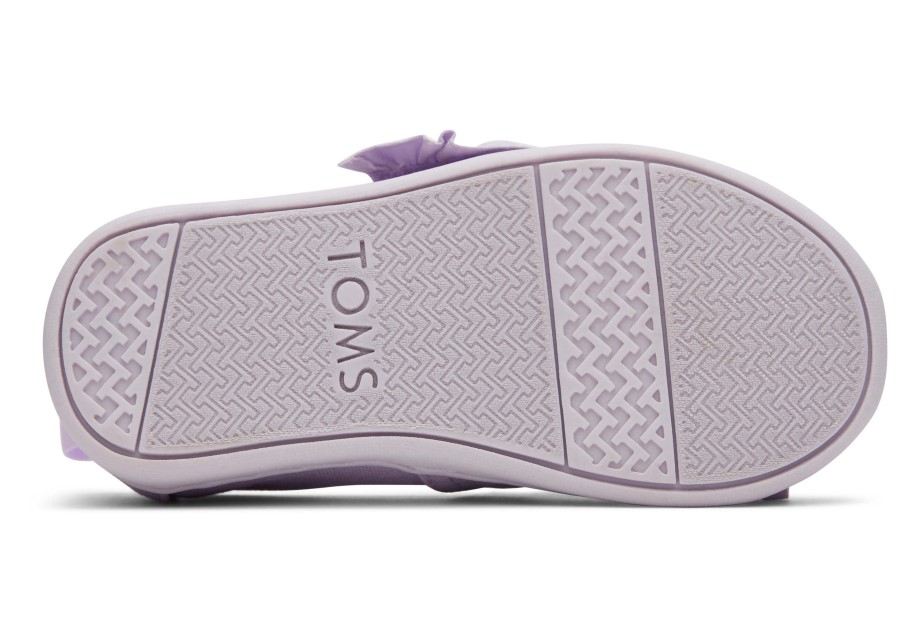 Toms Tiny Alpargata Ruffle Luz Orquídea