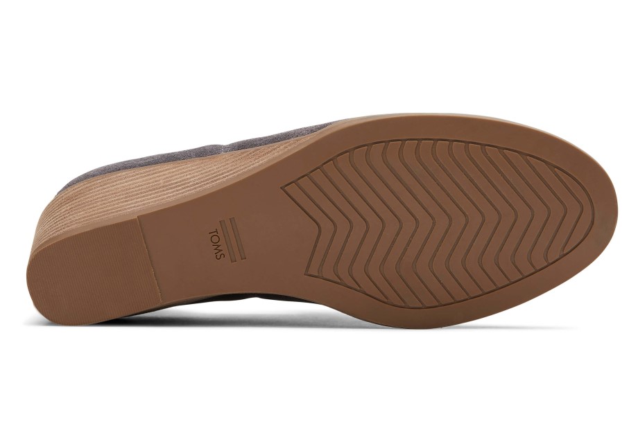 Toms Kalie Cuña Botín Pavimento Gris