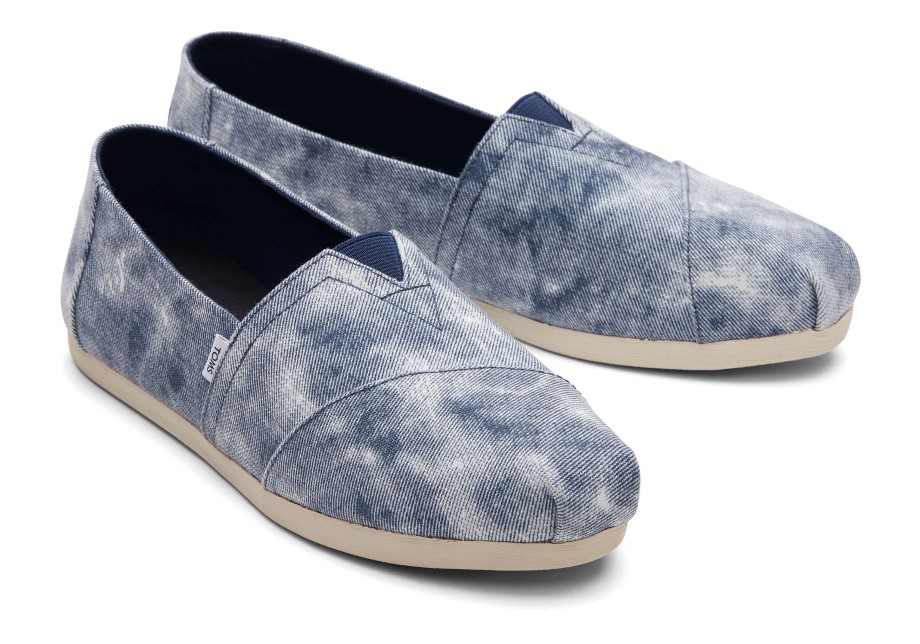 Toms Alpargata Repreve Azul Marino Lavado
