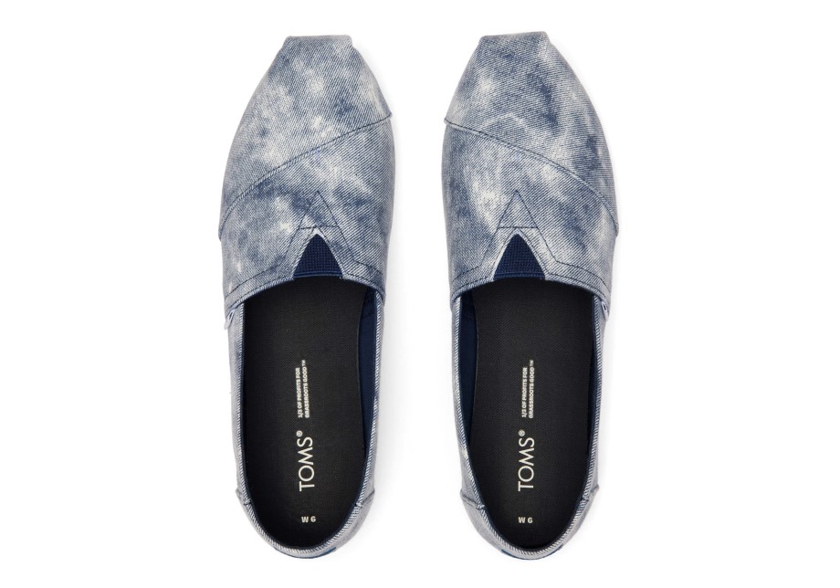 Toms Alpargata Repreve Azul Marino Lavado