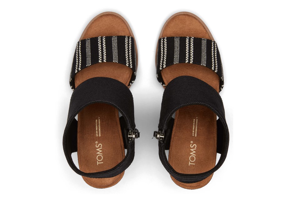 Toms Diana Cuña Sandalia Frambuesa