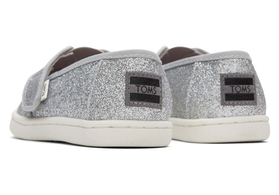 Toms Glitter Alpargata Plata Iridiscente